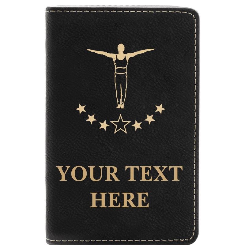 LEATHER WINE SET BLACK 2 PC