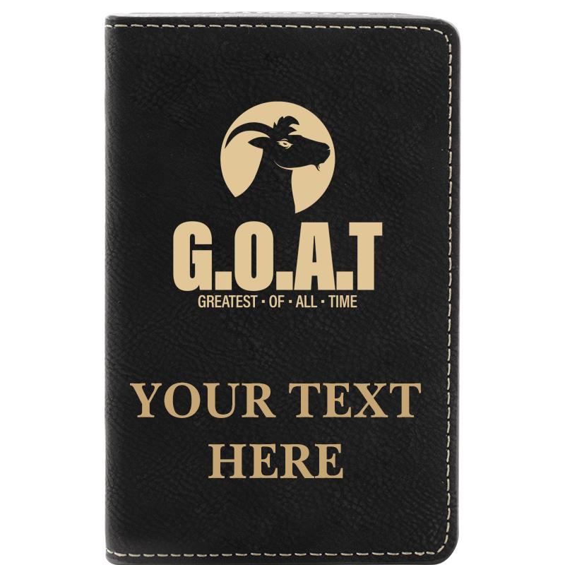 LEATHER WINE SET BLACK 2 PC