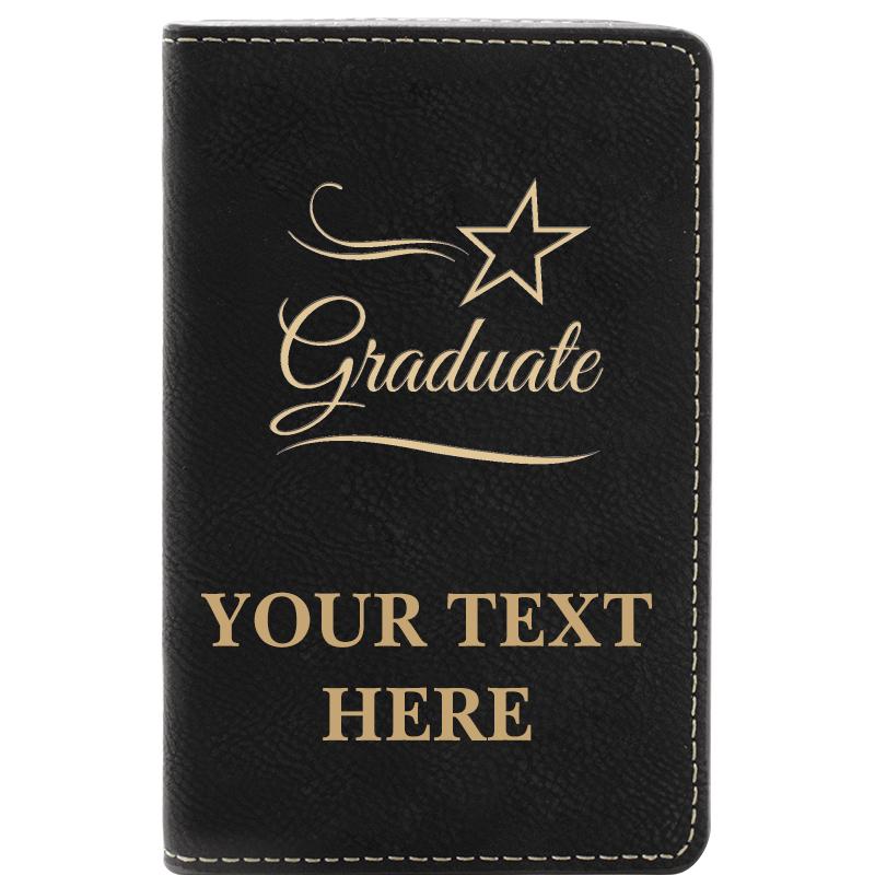 LEATHER WINE SET BLACK 2 PC