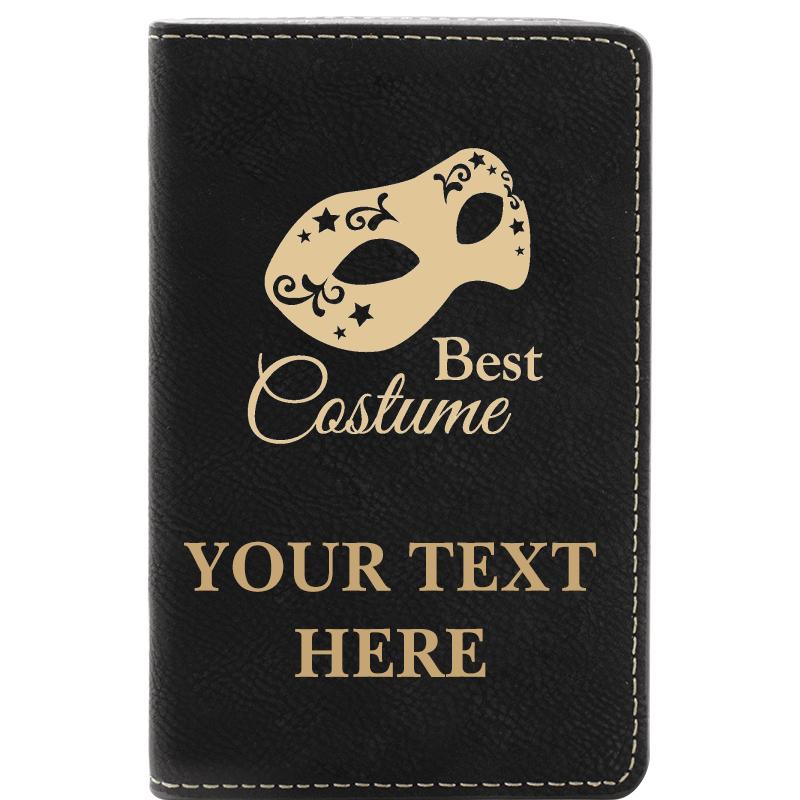 LEATHER WINE SET BLACK 2 PC