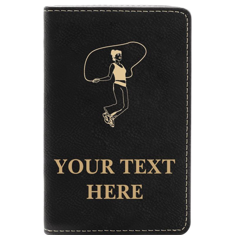 LEATHER WINE SET BLACK 2 PC