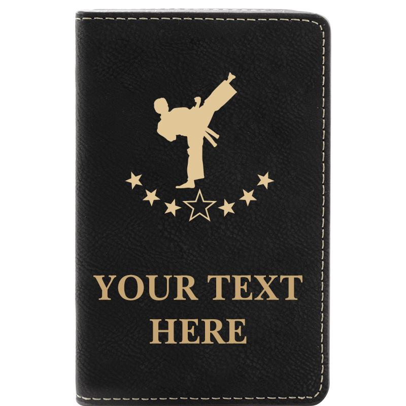 LEATHER WINE SET BLACK 2 PC