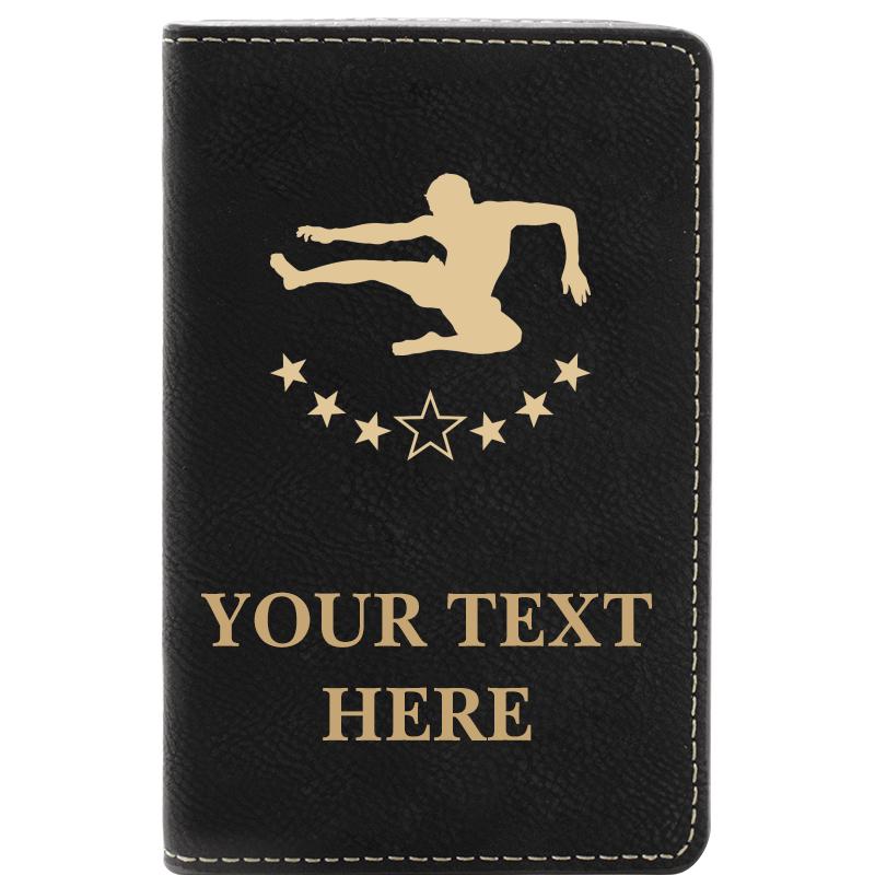 LEATHER WINE SET BLACK 2 PC