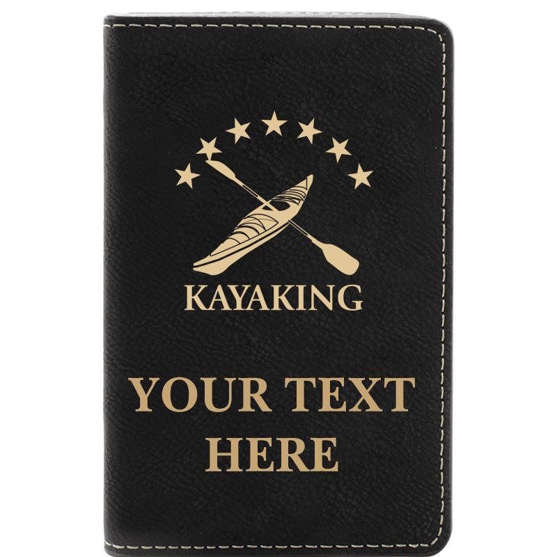 LEATHER WINE SET BLACK 2 PC