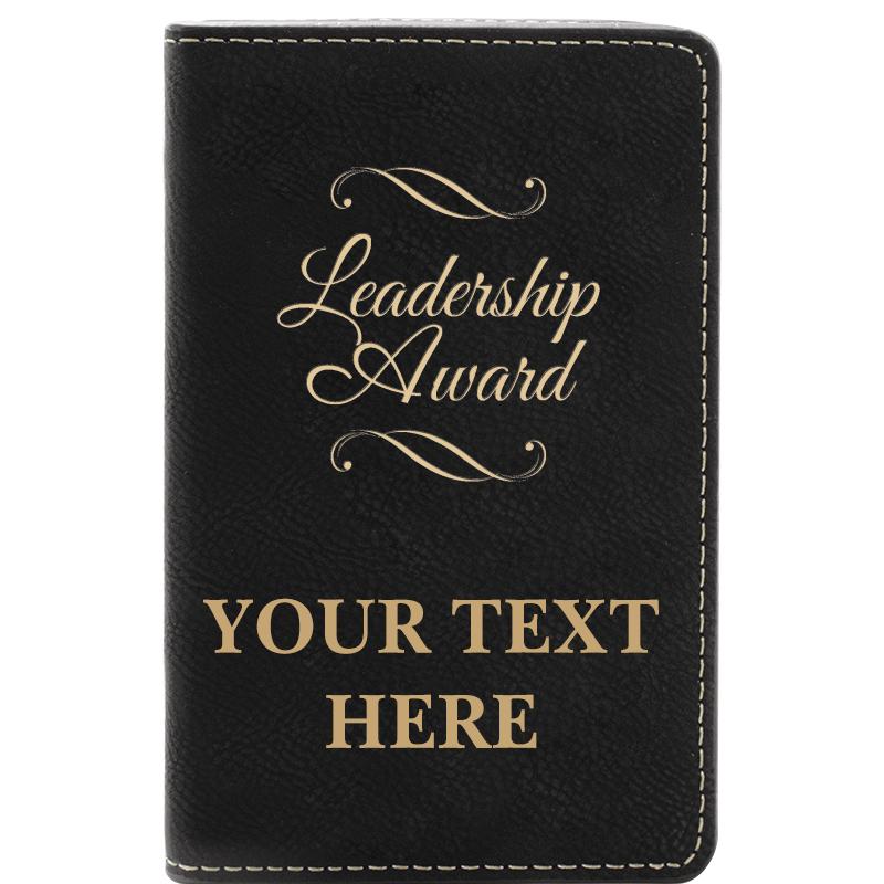 LEATHER WINE SET BLACK 2 PC