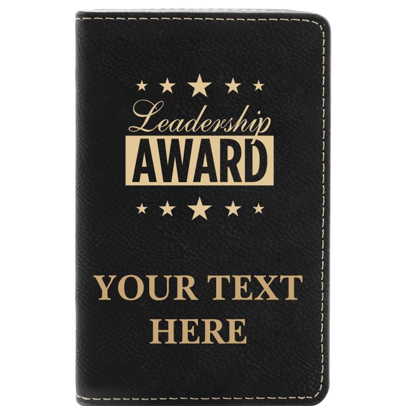 LEATHER WINE SET BLACK 2 PC