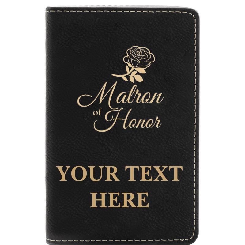 LEATHER WINE SET BLACK 2 PC