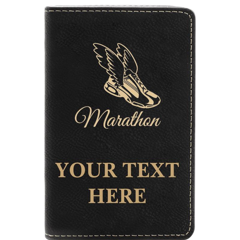 LEATHER WINE SET BLACK 2 PC