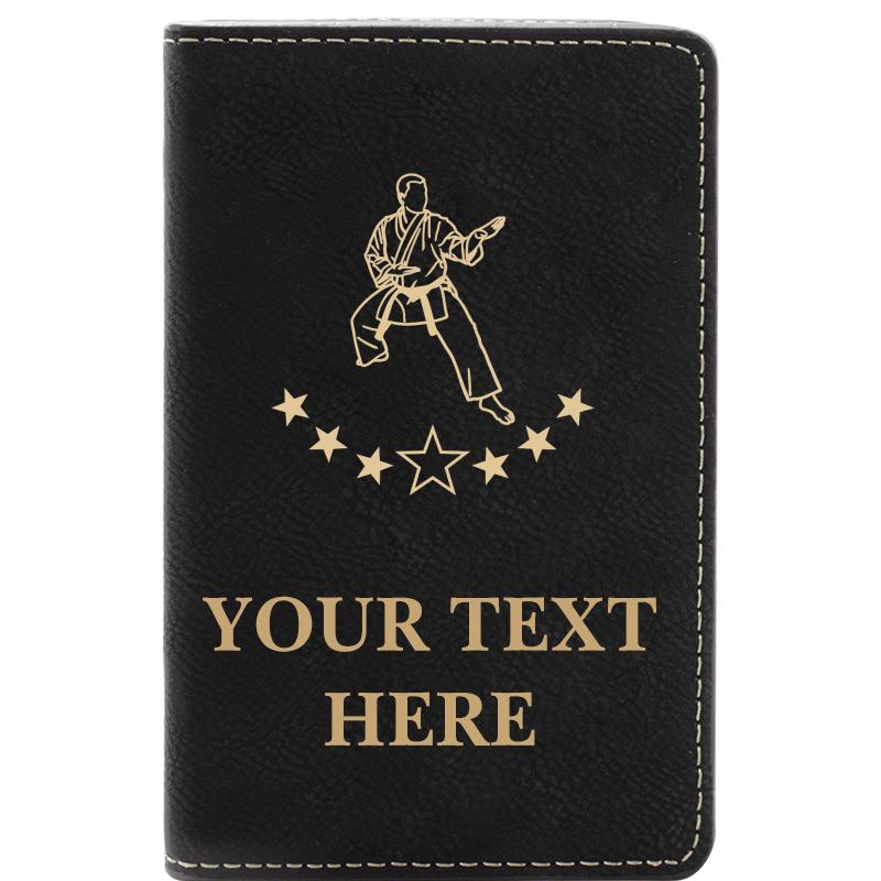 LEATHER WINE SET BLACK 2 PC