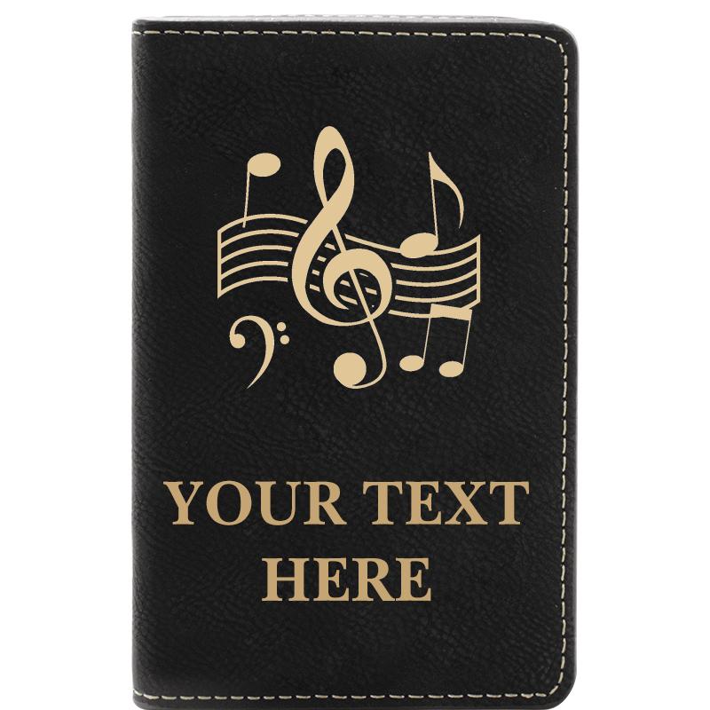 LEATHER WINE SET BLACK 2 PC