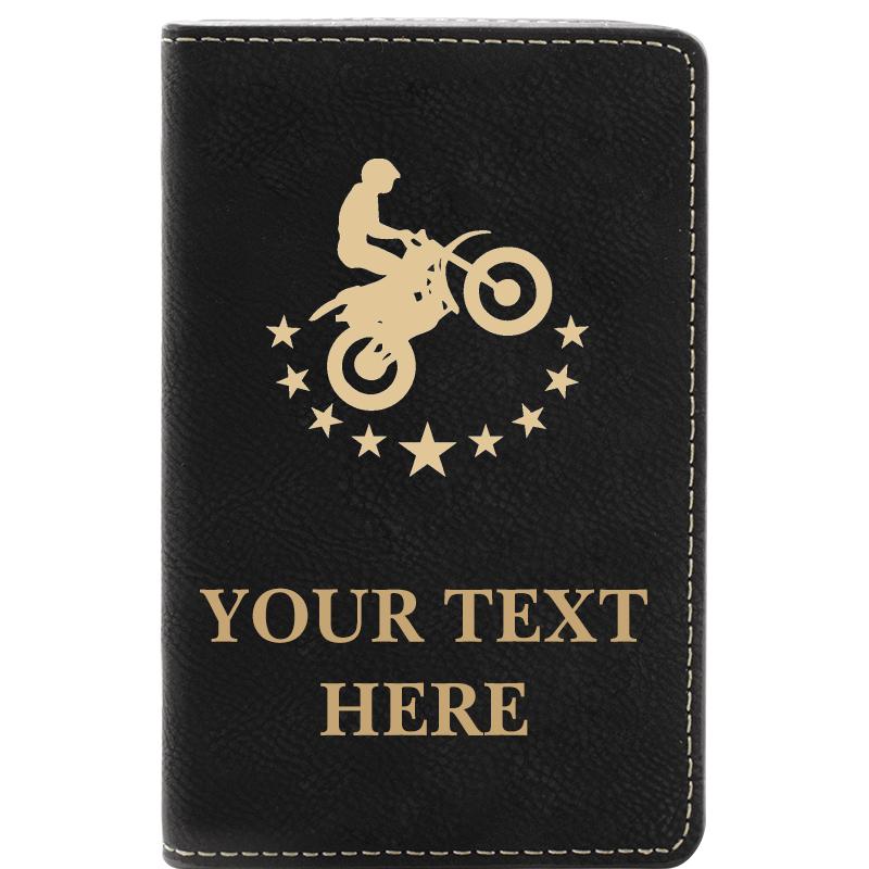 LEATHER WINE SET BLACK 2 PC