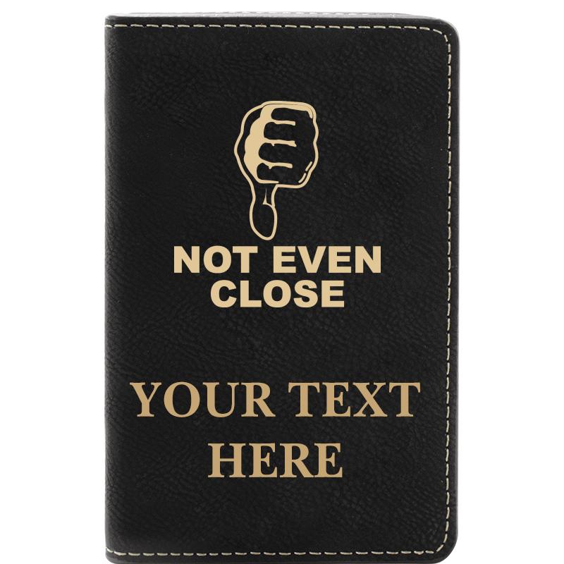 LEATHER WINE SET BLACK 2 PC