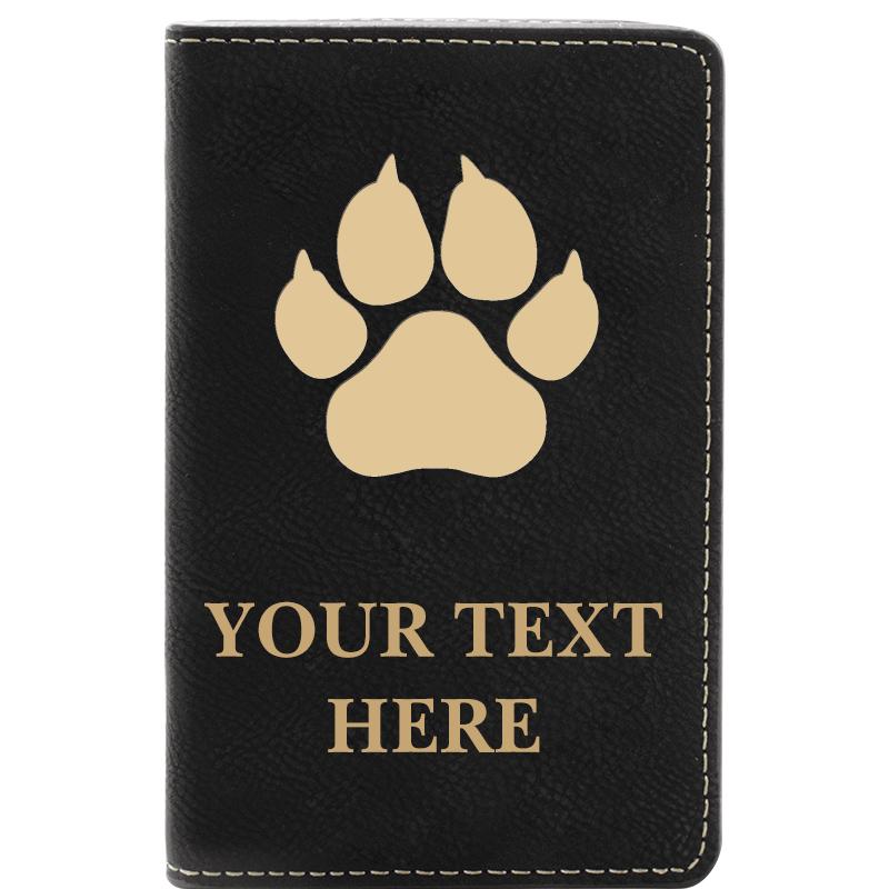 LEATHER WINE SET BLACK 2 PC