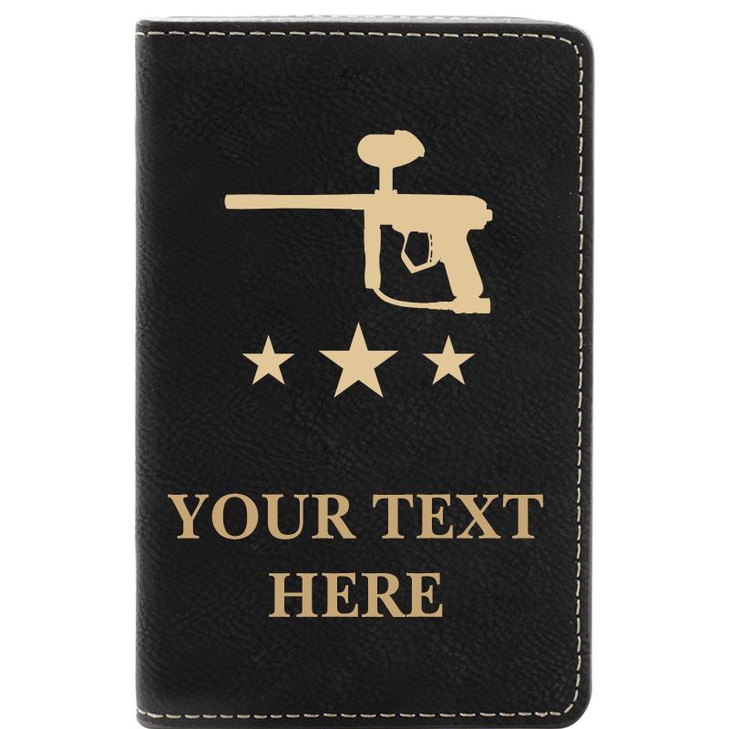 LEATHER WINE SET BLACK 2 PC