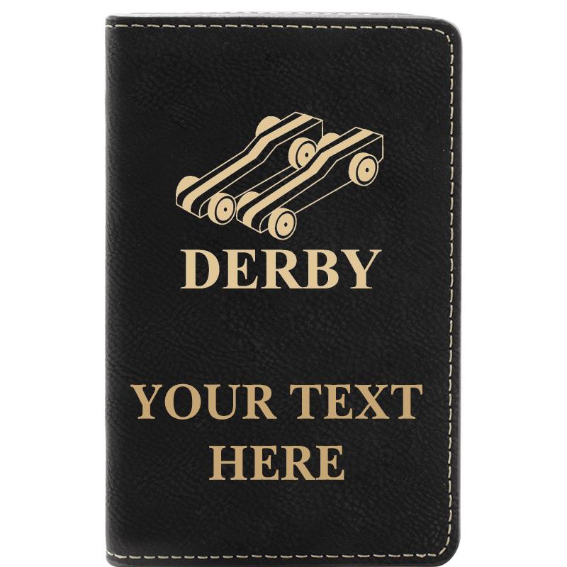 LEATHER WINE SET BLACK 2 PC