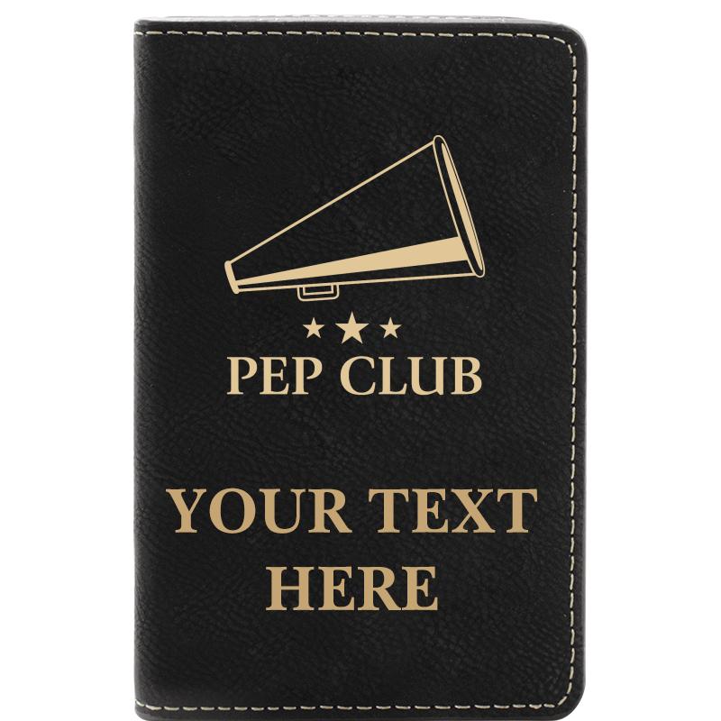 LEATHER WINE SET BLACK 2 PC