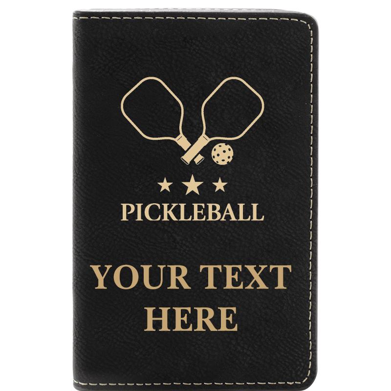 LEATHER WINE SET BLACK 2 PC