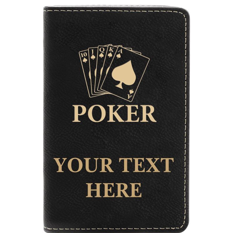 LEATHER WINE SET BLACK 2 PC