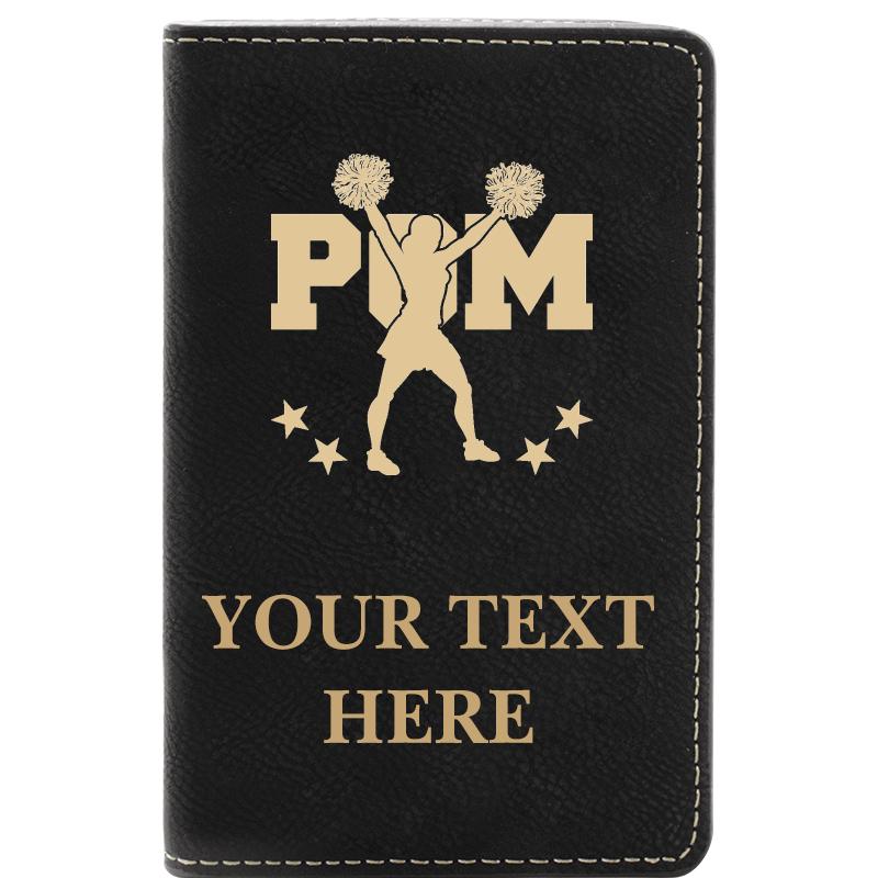 LEATHER WINE SET BLACK 2 PC