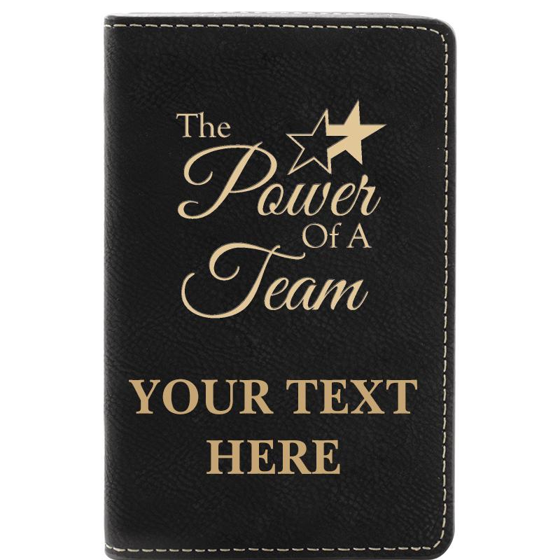 LEATHER WINE SET BLACK 2 PC