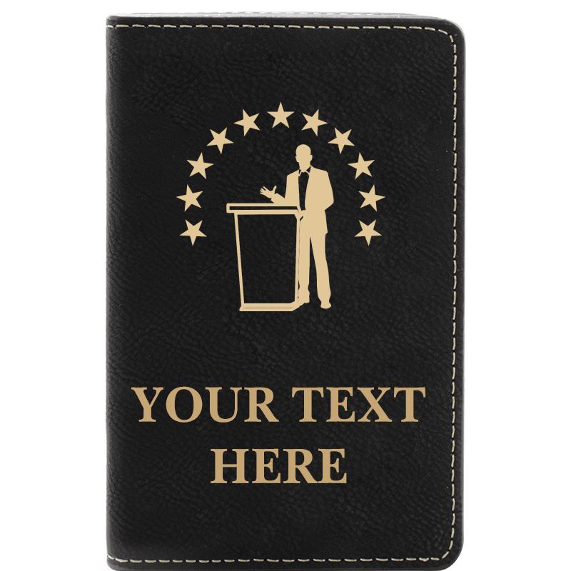 LEATHER WINE SET BLACK 2 PC