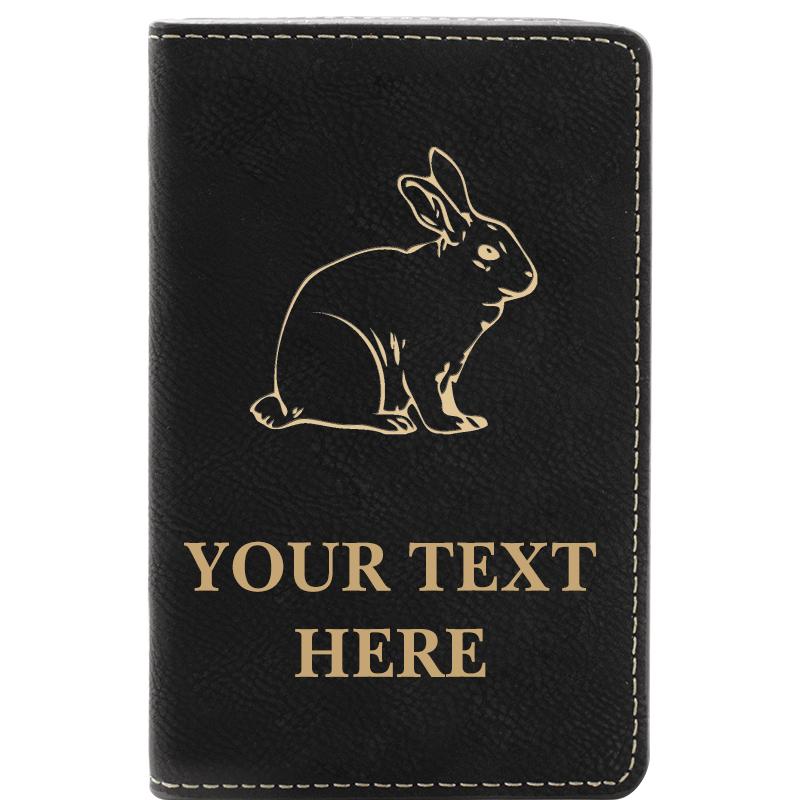 LEATHER WINE SET BLACK 2 PC