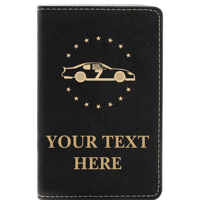 LEATHER WINE SET BLACK 2 PC