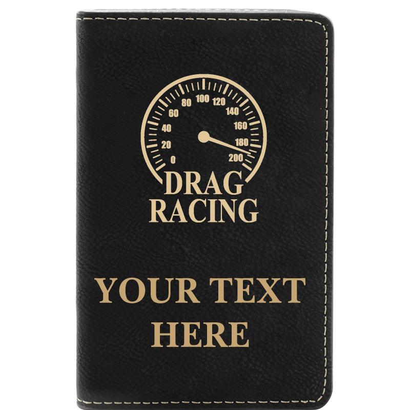 LEATHER WINE SET BLACK 2 PC