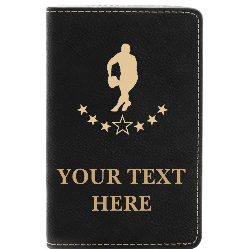 LEATHER WINE SET BLACK 2 PC