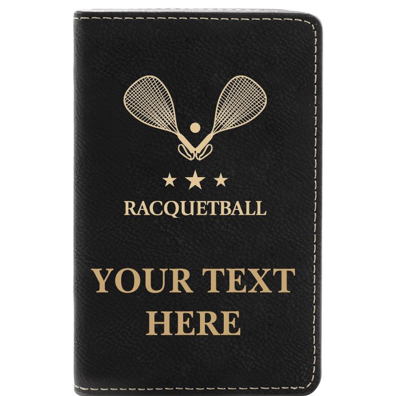 LEATHER WINE SET BLACK 2 PC