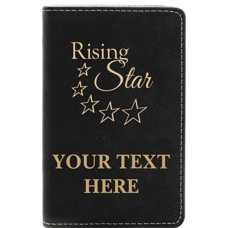 LEATHER WINE SET BLACK 2 PC