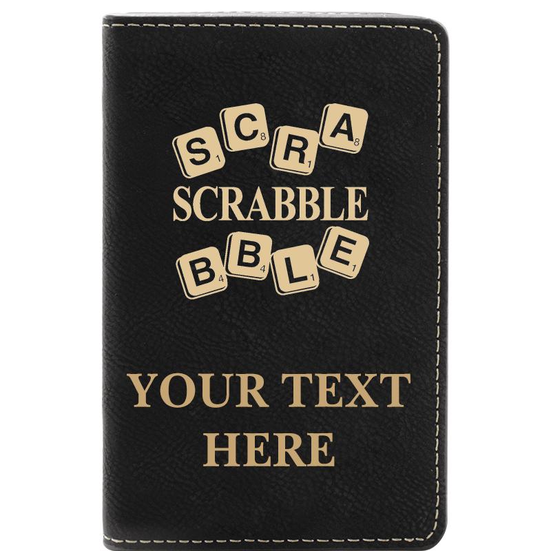 LEATHER WINE SET BLACK 2 PC