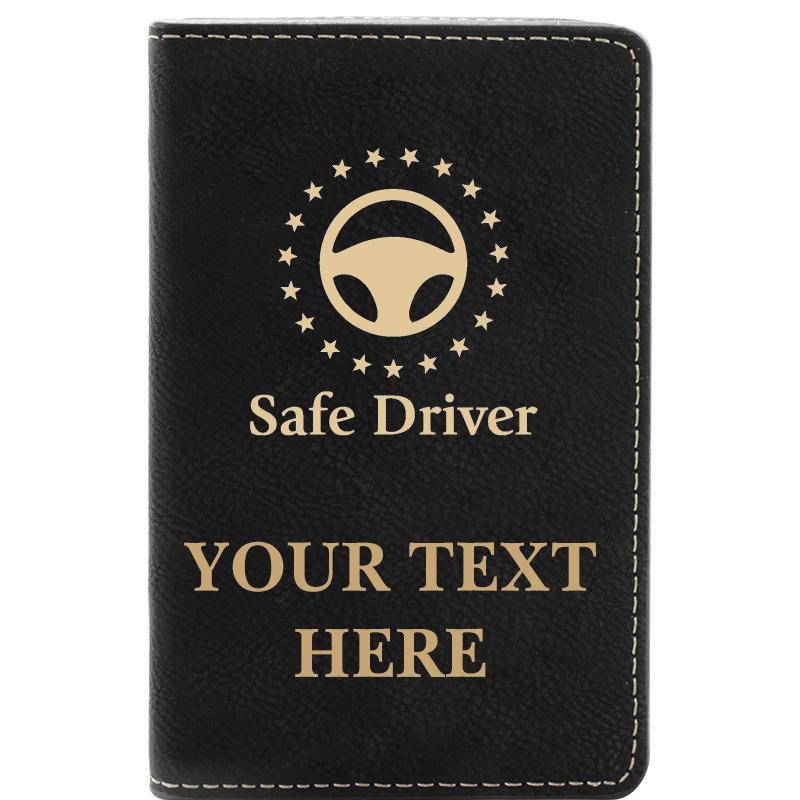 LEATHER WINE SET BLACK 2 PC