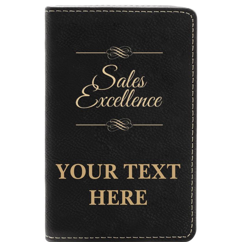 LEATHER WINE SET BLACK 2 PC