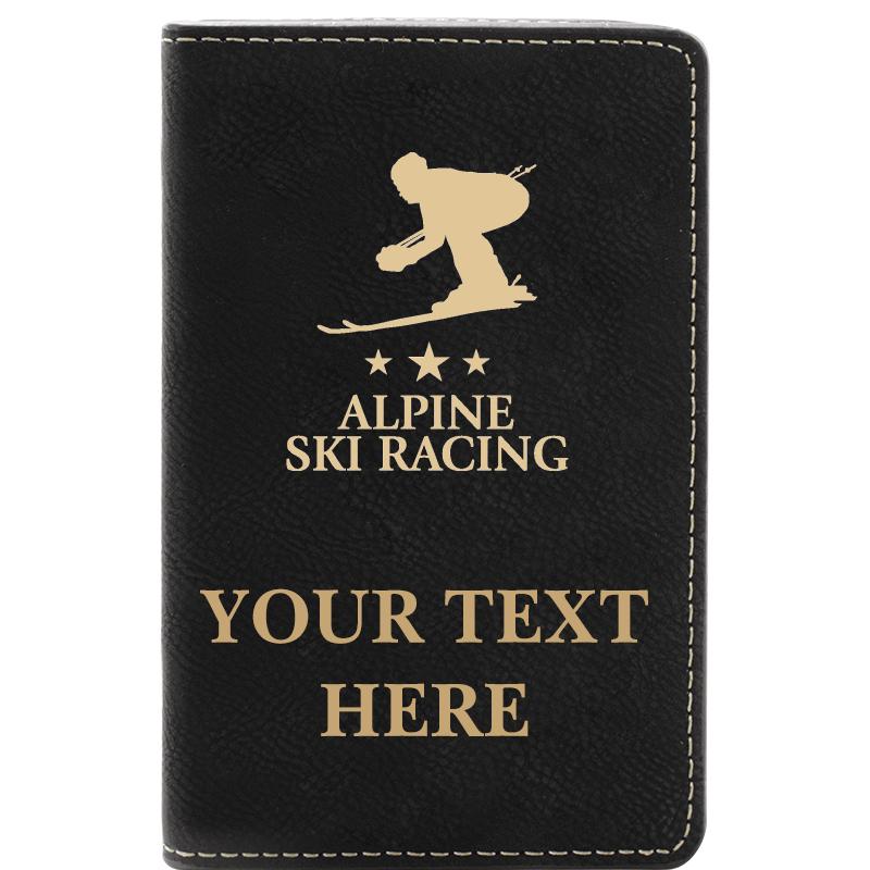 LEATHER WINE SET BLACK 2 PC