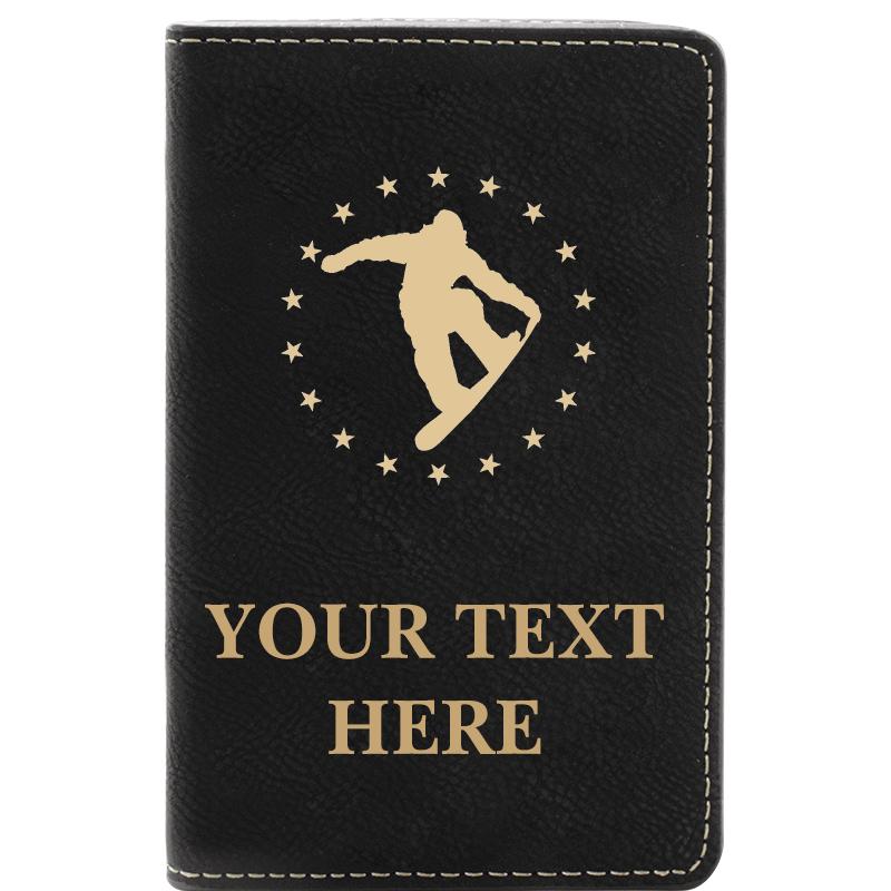 LEATHER WINE SET BLACK 2 PC