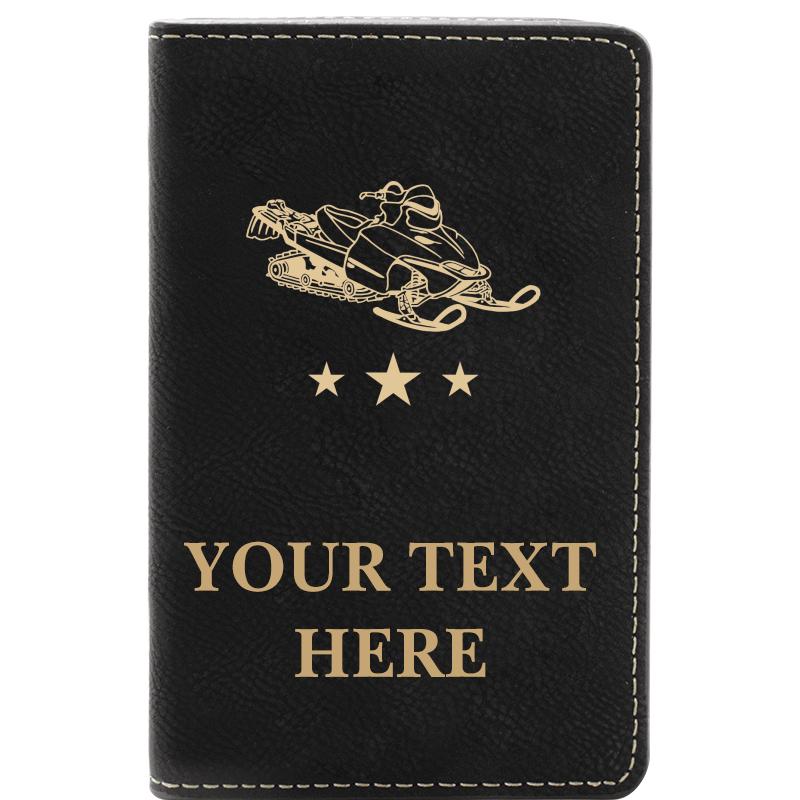 LEATHER WINE SET BLACK 2 PC