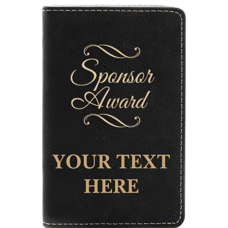 LEATHER WINE SET BLACK 2 PC