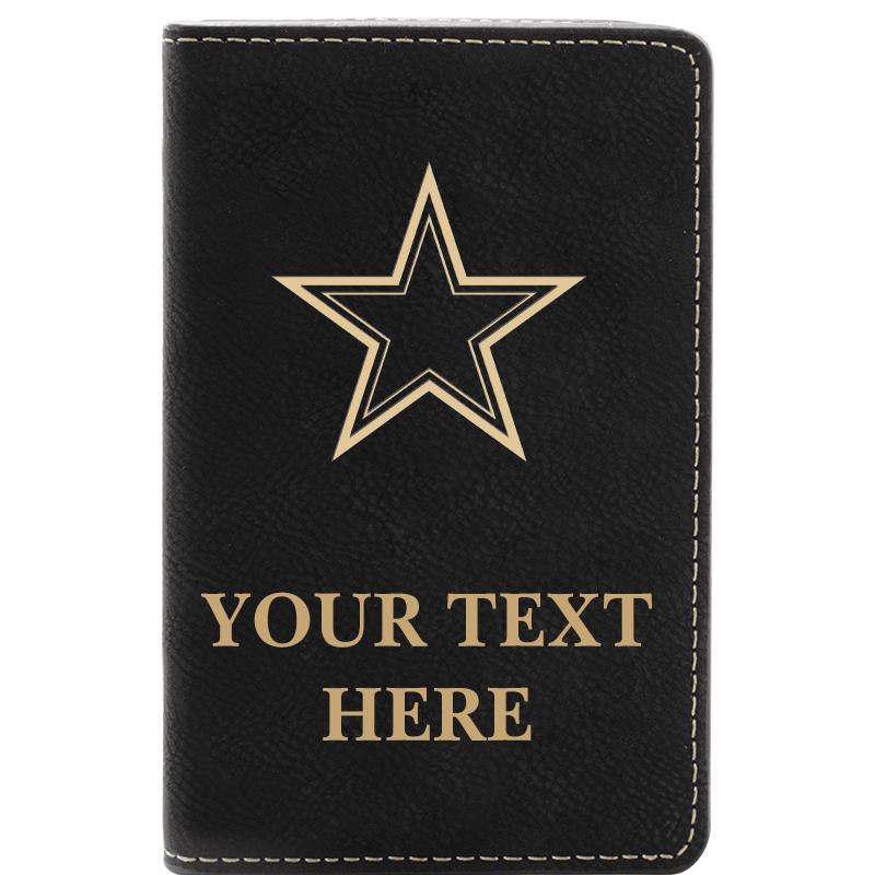 LEATHER WINE SET BLACK 2 PC