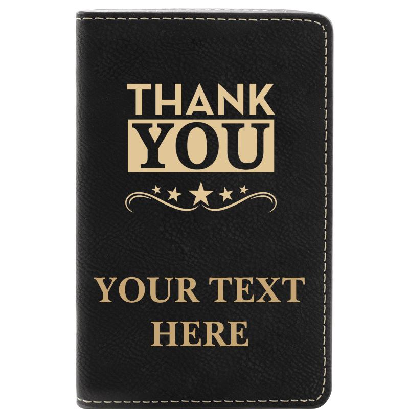 LEATHER WINE SET BLACK 2 PC