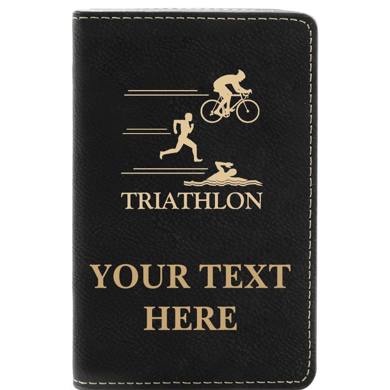 LEATHER WINE SET BLACK 2 PC