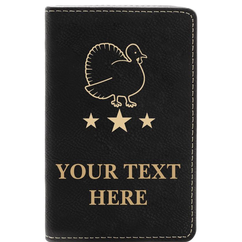 LEATHER WINE SET BLACK 2 PC