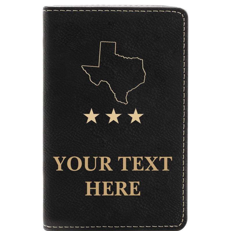 LEATHER WINE SET BLACK 2 PC