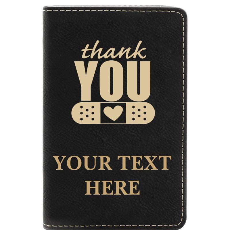 LEATHER WINE SET BLACK 2 PC