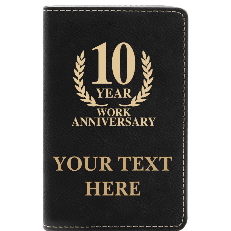 LEATHER WINE SET BLACK 2 PC