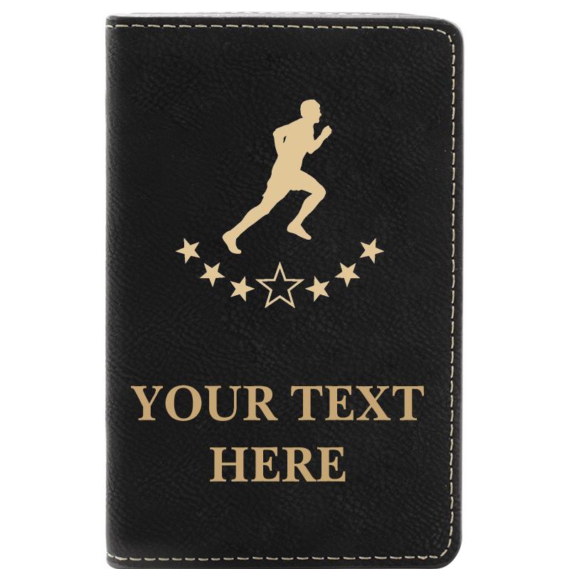 LEATHER WINE SET BLACK 2 PC