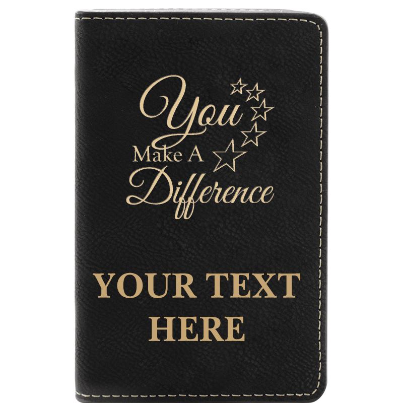 LEATHER WINE SET BLACK 2 PC