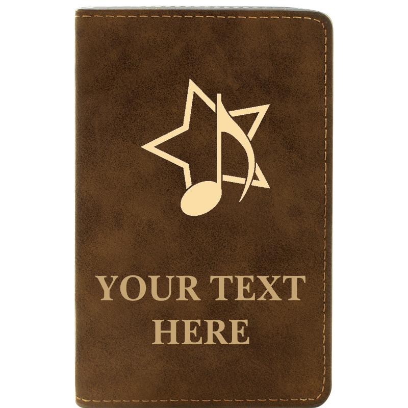 LEATHER WINE SET RUSTIC 2 PC