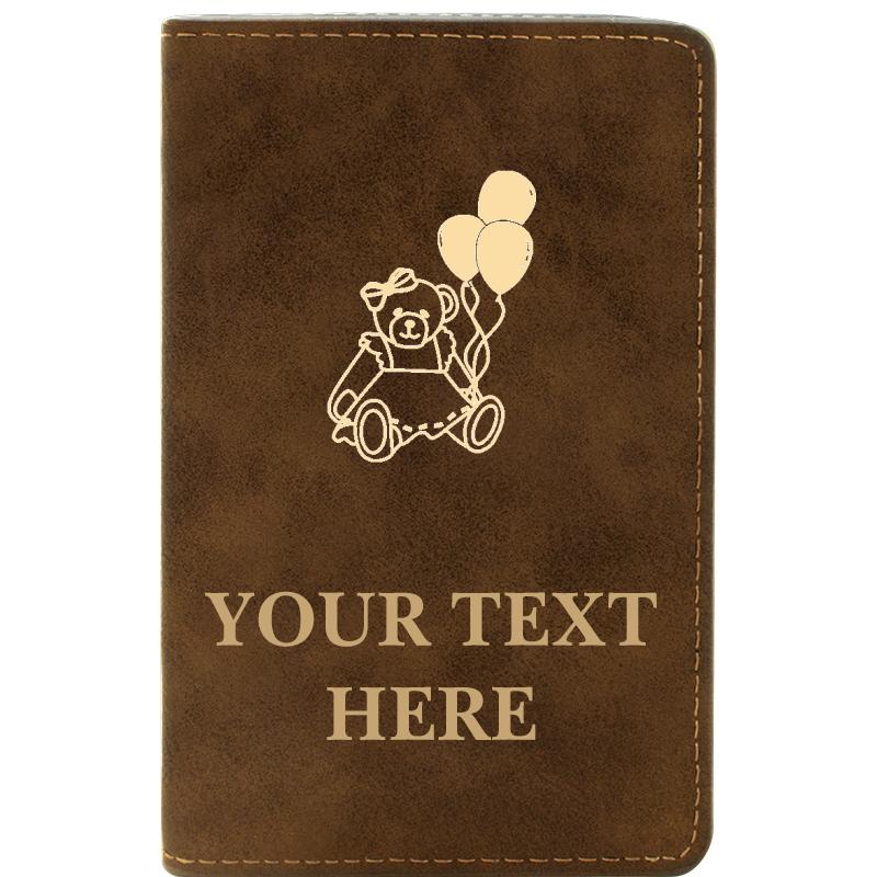 LEATHER WINE SET RUSTIC 2 PC