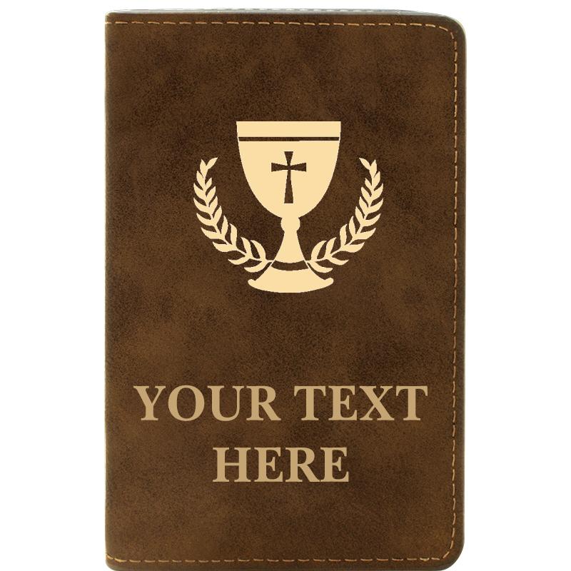 LEATHER WINE SET RUSTIC 2 PC